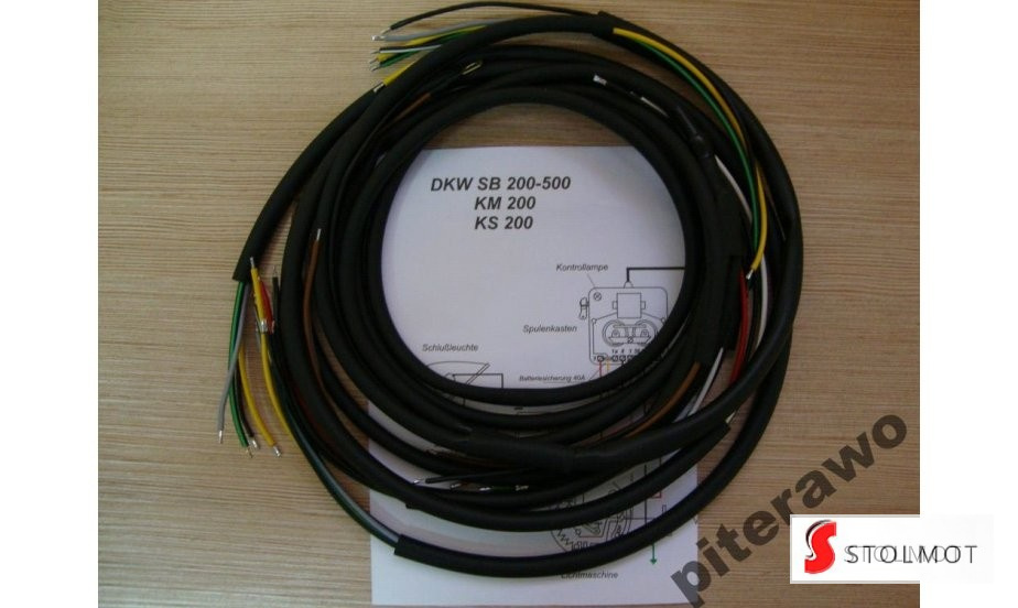 DKW SB 200-500 / KS 200 / KM 200 INSTALACJA ELEKTRYCZNA DKW SB 200-500 / KS 200 / KM 200 INSTALACJA ELEKTRYCZNA