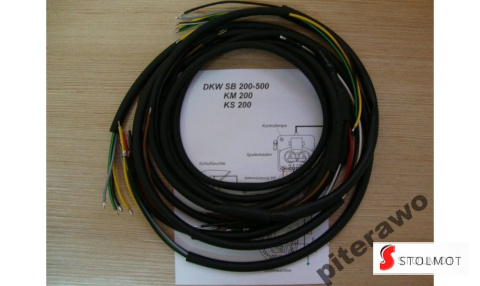INSTALACJA ELEKTRYCZNA DKW SB 200-500 / KS 200 / KM 200 INSTALACJA ELEKTRYCZNA DKW SB 200-500 / KS 200 / KM 200