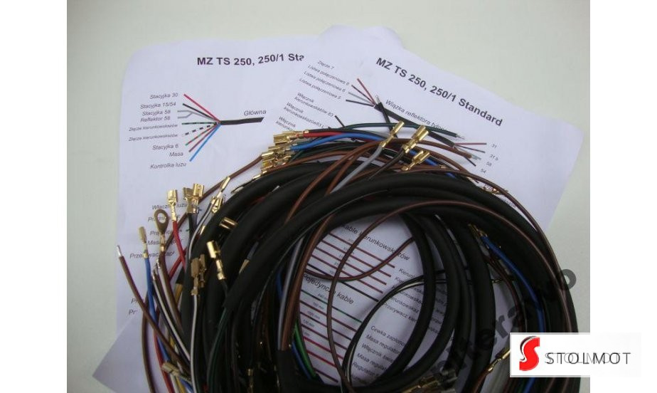 INSTALACJA ELEKTRYCZNA MZ TS 250 INSTALACJA ELEKTRYCZNA MZ TS 250