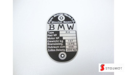 BMW R 4 TABLICZKA ZNAMIONOWA