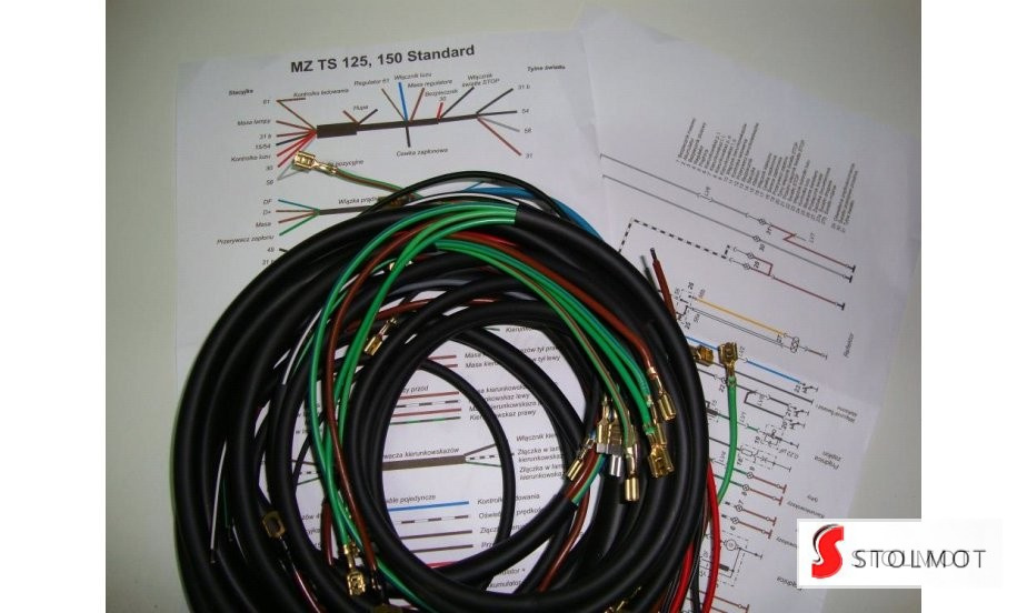 INSTALACJA ELEKTRYCZNA MZ TS 125 / MZ TS 150 INSTALACJA ELEKTRYCZNA MZ TS 125 / MZ TS 150