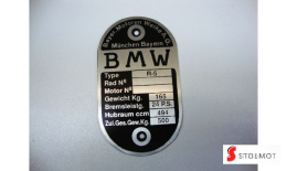 TABLICZKA ZNAMIONOWA BMW R 5