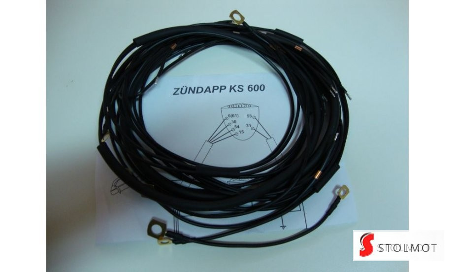 INSTALACJA ELEKTRYCZNA ZUNDAPP KS 600 INSTALACJA ELEKTRYCZNA ZUNDAPP KS 600