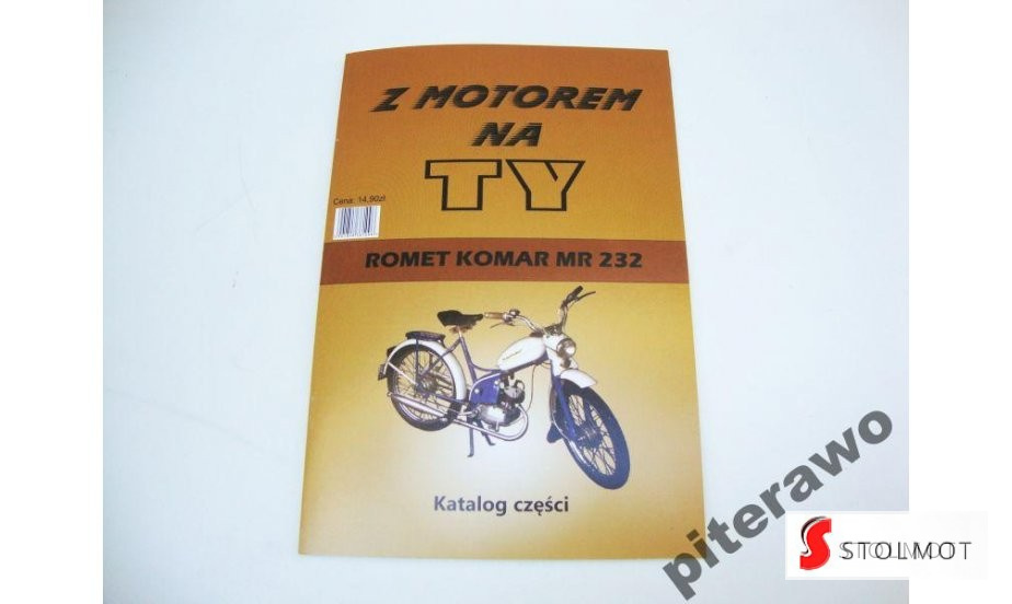 KSIĄŻKA KATALOG CZĘŚCI KOMAR MR 232 KSIĄŻKA KATALOG CZĘŚCI KOMAR MR 232