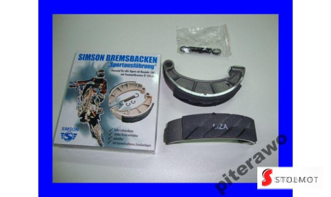 SZCZĘKI HAMULCOWE SIMSON S50 / S51 / SR50 / SPORT SZCZĘKI HAMULCOWE SIMSON S50 / S51 / SR50 / SPORT
