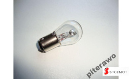 ŻARÓWKA PRZEDNIEJ LAMPY 6V 15W X 15W KOMAR / ROMET / MOTORYNKA / KADET