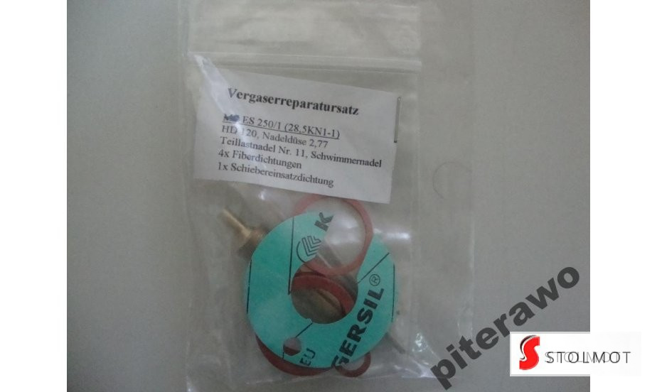 ZESTAW NAPRAWCZY GAŹNIKA MZ ES 250/1 ZESTAW NAPRAWCZY GAŹNIKA MZ ES 250/1