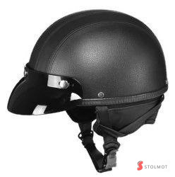 KASK Z DASZKAMI ROZMIAR S SKÓRA KASK Z DASZKAMI ROZMIAR S SKÓRA