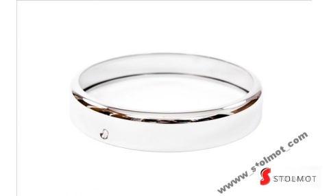 RAMKA LAMPY CHROM JUNAK M10 NISKA SUROWA